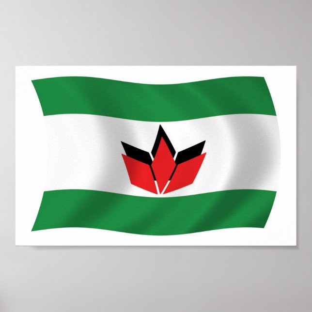 Affiche de drapeau du peuple hongrois (Devant)