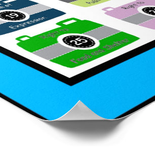 AFFICHE DE DROITS DE L'HOMME : "TIR INSTANTANÉ DE