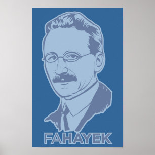 Affiche de fa Hayek