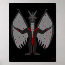 Affiche de fantasy Bloodmoon Dragonborn