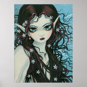Affiche de fée aux grands yeux Flower Child