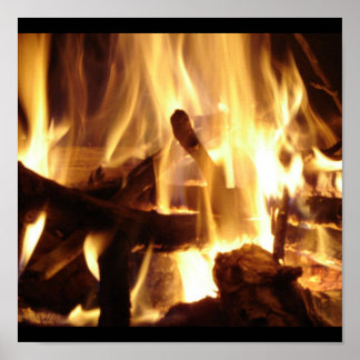 affiche de feu de camp