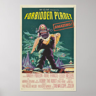 Affiche de film interdite de monstre de planète