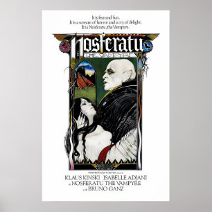 Affiche de film Nosferatu A2  Impression d'art mat