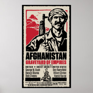 Affiche de film pacifiste de l'Afghanistan