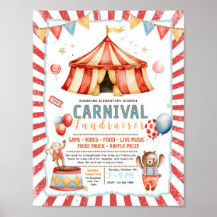 Affiche de financement de carnaval cirque modifiab