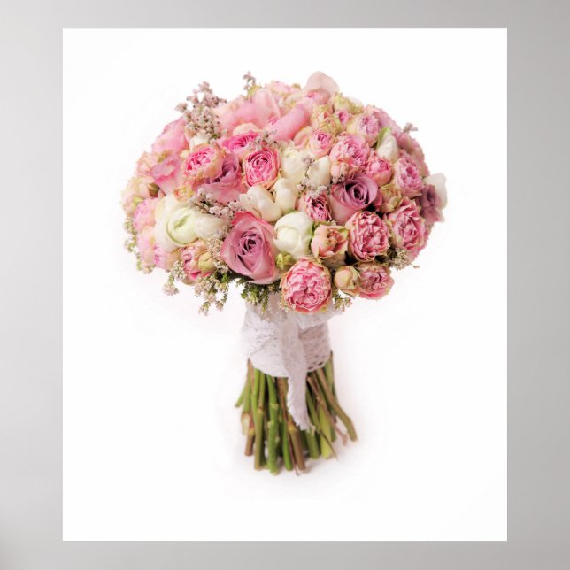 Affiche de fleurs exquise (Devant)