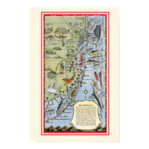 Affiche de Floride Fish 12x18