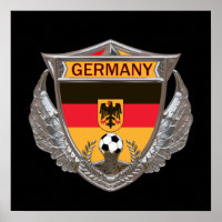 Affiche de football en Allemagne