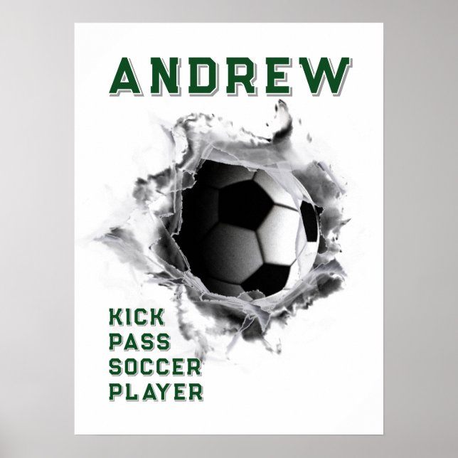 Affiche de football personnalisée (Devant)