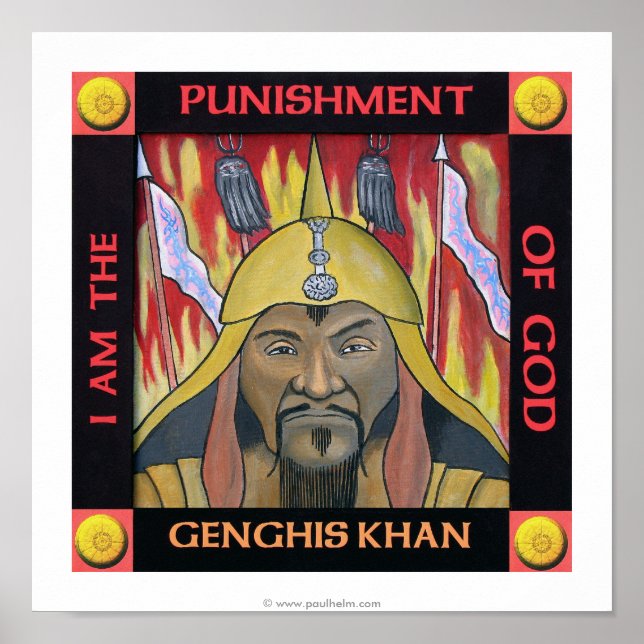 Affiche de Genghis KHAN (Devant)