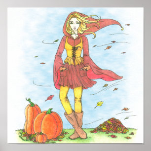 Affiche de gloire d'automne