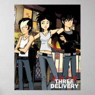 Affiche de groupe de trois Delivery™