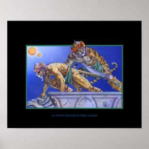 Affiche de guerriers de chat