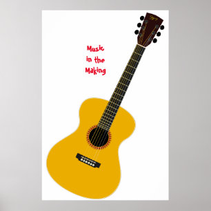 Affiche de guitare
