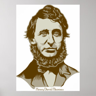 Affiche de Henry David Thoreau