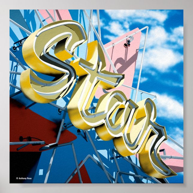 Affiche de Hollywood Star Lanes sur la route histo (Devant)