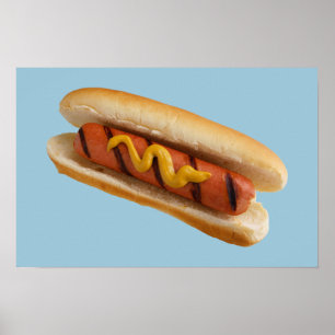 Affiche de hot-dog