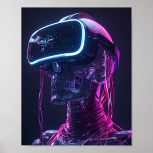Affiche de jeu Cyber Skull VR — Futuriste