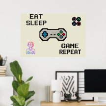 Affiche de jeu – Impression sur toile pour chambre