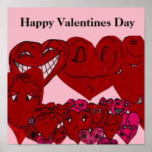 AFFICHE DE JOUR DE VALENTINES