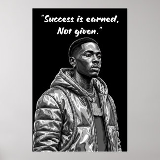 Affiche de Kay Flock – Le Succès est Mérité Motiva