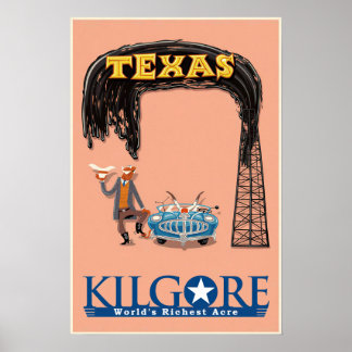 Affiche de Kilgore, Texas