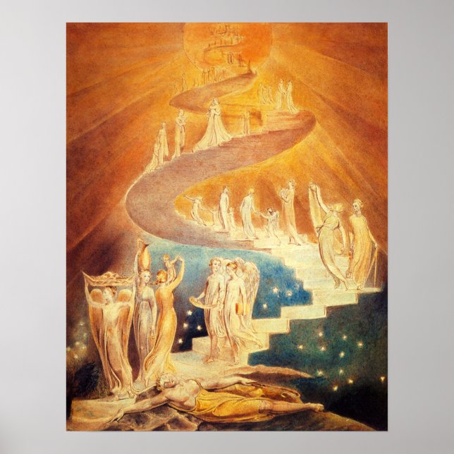 Affiche de l’échelle de William Blake Jacob (Devant)