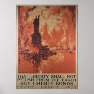 Affiche de la 1ère Guerre mondiale sur les obligat
