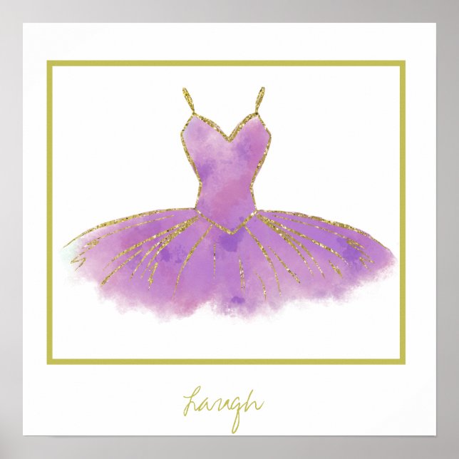 Affiche de la Ballerine Rire (Devant)