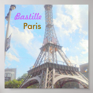 Affiche de la Bastille Paris