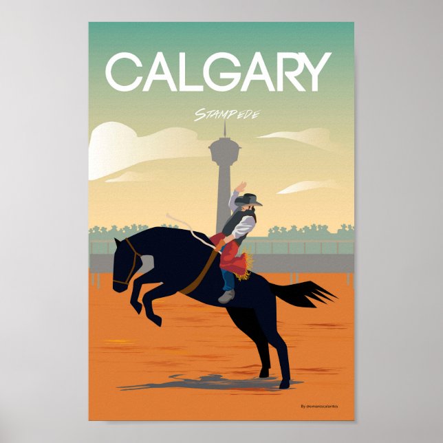 affiche de la bousculade de calgary (Devant)