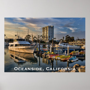Affiche de la Californie d'Oceanside