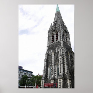 Affiche de la cathédrale de ChristChurch, Nouvelle