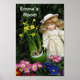 Affiche de la chambre d'Emma