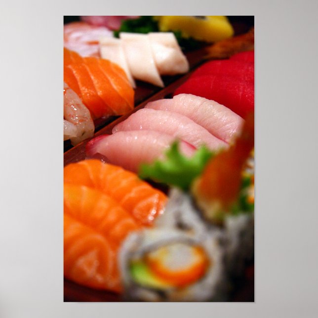 Affiche de la collection de sushis du Japon (Devant)