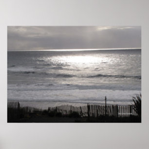 Affiche de la côte du Pacifique