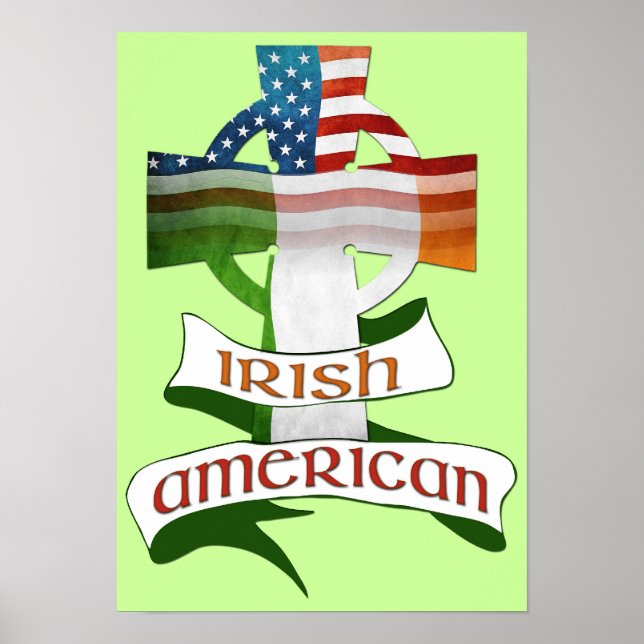 Affiche de la Croix celtique irlandaise (Devant)