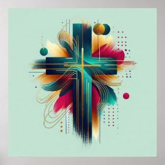 Affiche de la Croix chrétienne