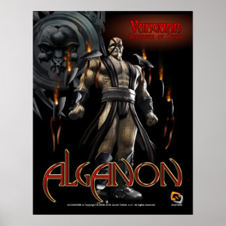 Affiche de la déité Alganon Vakgarr