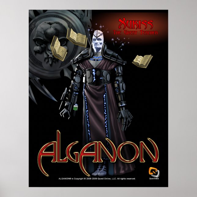 Affiche de la déité Alganon Xukiss (Devant)