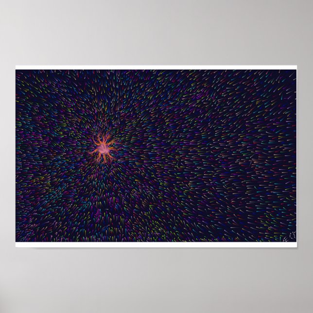 Affiche de la dimension supérieure des univers (Devant)