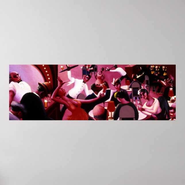 affiche de la discothèque harlem (Devant)