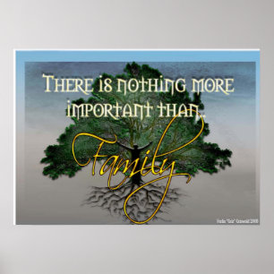 Affiche de la famille de croissance