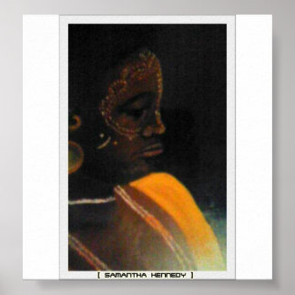 affiche de la femme africaine