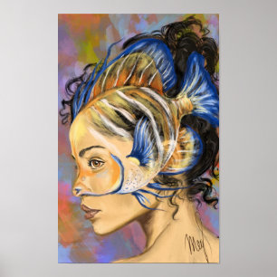 Affiche de la femme poisson
