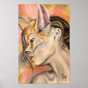 Affiche de la femme renard