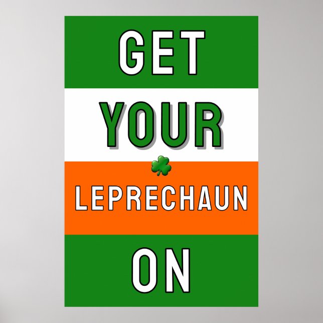 Affiche de la fête de la Saint-Patrick (Devant)