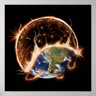 Affiche de la fin du monde.