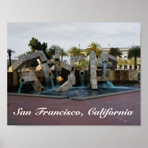Affiche de la fontaine #2 de San Francisco